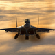 Illustration for article titled These Shots Of Fulcrums and Eurofighters Over Lithuania Are Amazing